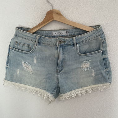 Short in jeans chiaro AMISU taglia 40