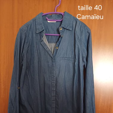 Chemise en jeans 