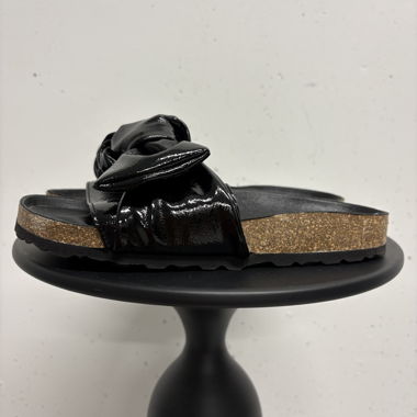 Verbenas Slides black Sandals 37 Patent leather