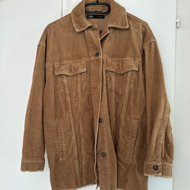 braune Cordjacke