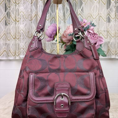 100% Original Coach Campbell Hobo Medium Size