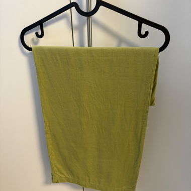 Pantalon vert en lin pour femme