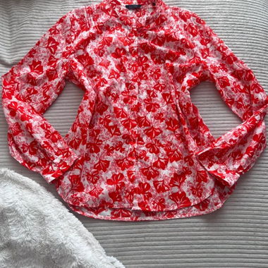 Red Floral Blouse Marc O’Polo
