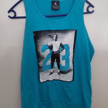 Jordan kids turquoise tank top XL