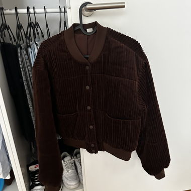Blouson côtelé 