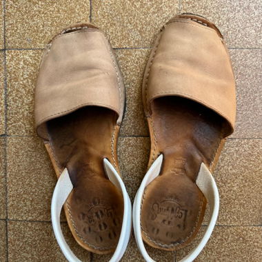 Spanische Riemensandalen, Grösse 39/40, gebraucht