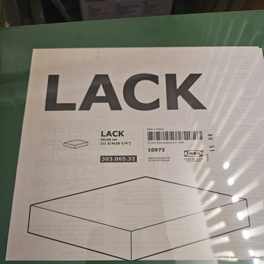 7 Stück Ikea Lack Wandregale in Grün und Rosa