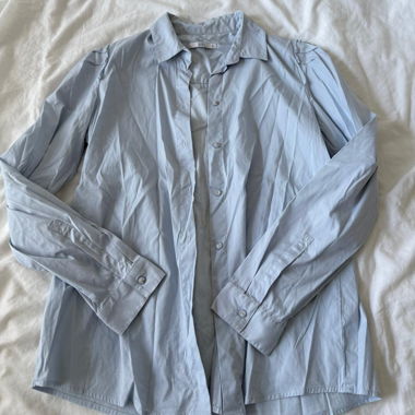 Light Blue EDC Blouse Size S