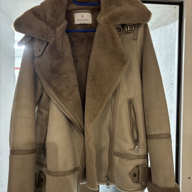 Winterjacke Beige