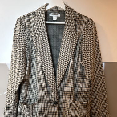 Checked Blazer Size 44