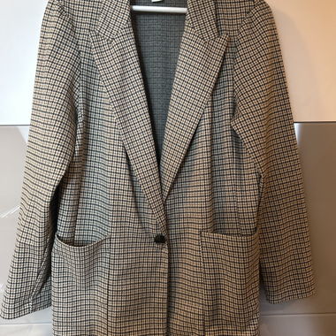 Checked Blazer Size 44