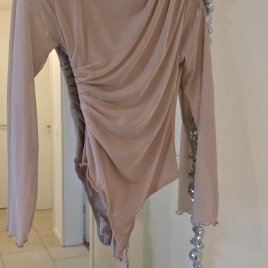 Body nude Stradivarius manches longues T38