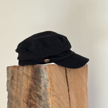 Casquette de matelot noire