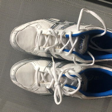 White ASICS Sports Shoes