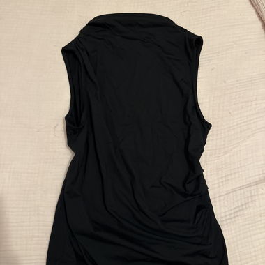 Haut sans manches avec col noir Zebra taille M
