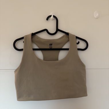 Beige Sports Bra