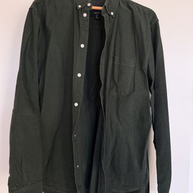 H&M Hemd Grün 