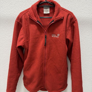 Giacca in pile rossa Jack Wolfskin taglia 164