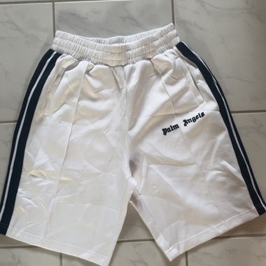 Palm Angels White Shorts