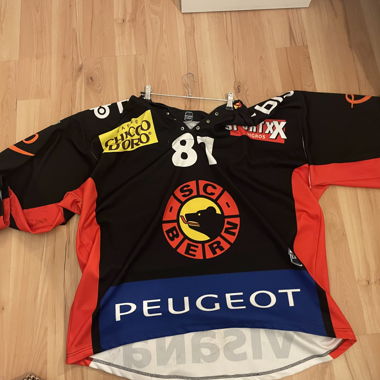 Maglia hockey su ghiaccio SC Bern 81 Rüfenacht autografata