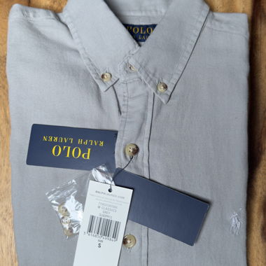 Polo Ralph Lauren Herrenhemd, Slim Fit, Grau Gr.S