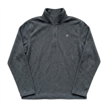 Maglione in pile grigio XL