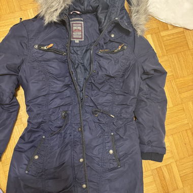 Blue winter jacket