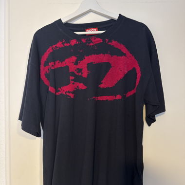 Diesel T-Shirt black/pink