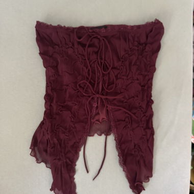 Bershka Flowy Bandeau Top 