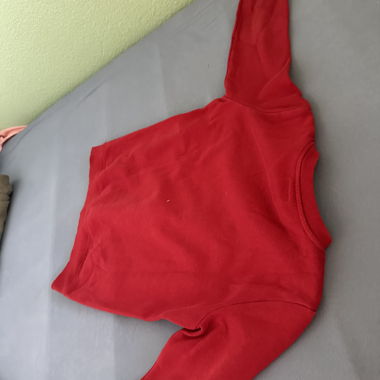 Pull de Noël rouge