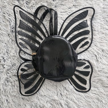 Black Butterfly Mini Backpack