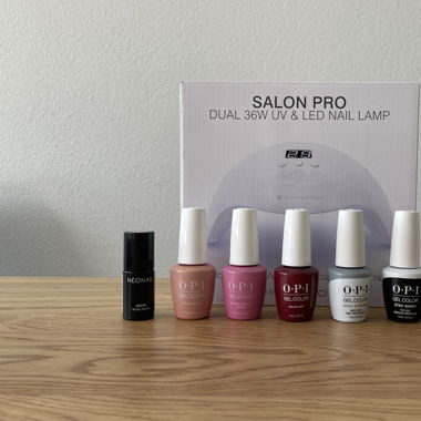 Salon Pro 36W Nail Lamp & OPI Gel Color Polishes
