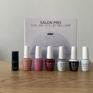 Salon Pro 36W Nail Lamp & OPI Gel Color Polishes