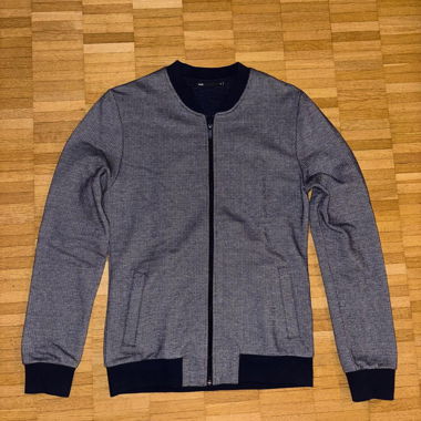  WE Jacke, blau/grau, Grösse M - Top Zustand 
