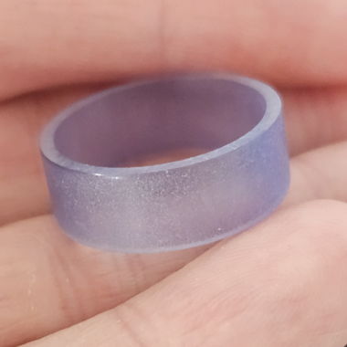 Mood Add-on transparent blue polymer, size 52