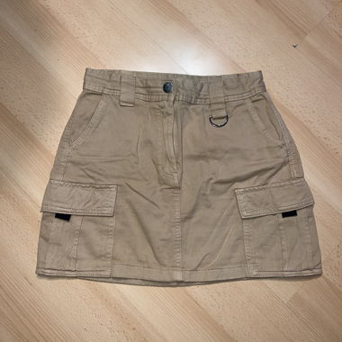 Jupe cargo beige Bershka