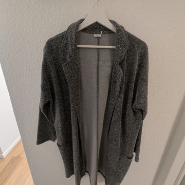 Grey Knit Cardigan