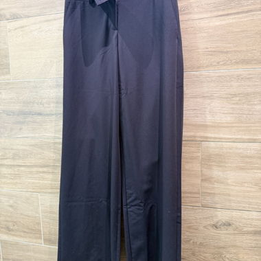 Pantalon en tissu noir Stradivarius