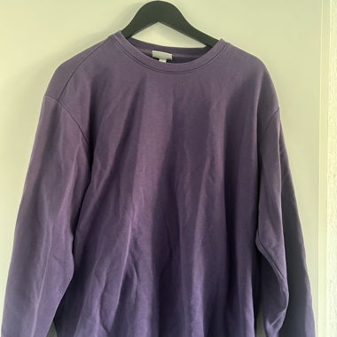 Purple H&M Essentials Sweatshirt Size M