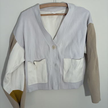 Cardigan colourblock COS
