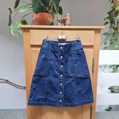Neuer Vintage 90s Jeansrock Highways Grösse XS S