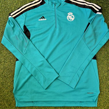 Real Madrid adidas 1/4 zip top