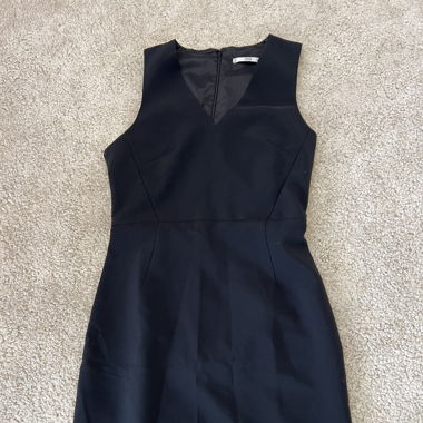 Mango black dress