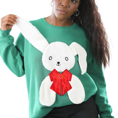 3D polar bear sweater