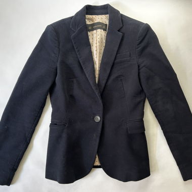 Blazer Zara Basic Navy