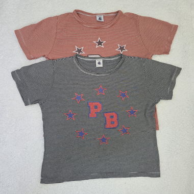 Ensemble de t-shirts Petit Bateau 126 cm 8 ans