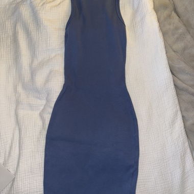 Blue tank dress