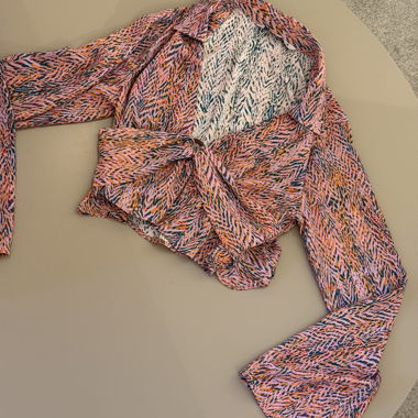 ZARA Bluse mit Print