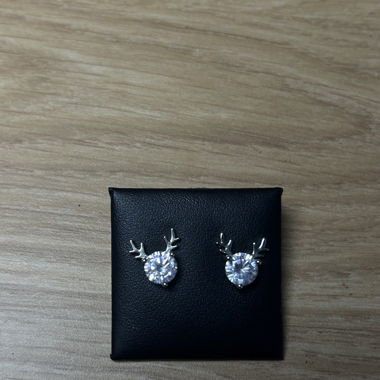 Hirsch Ohrringe silber