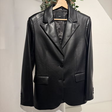Mango Fake Leder Blazer